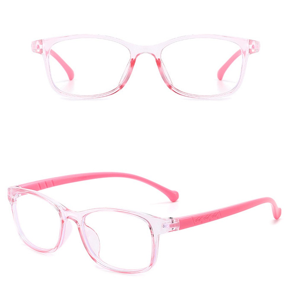 ROSE Fashion Kids Glasses Online Classes Ultra Light Frame Comfortable Eyeglasses Portable Computer Children Boys Girls Eye Protection Anti-blue Light