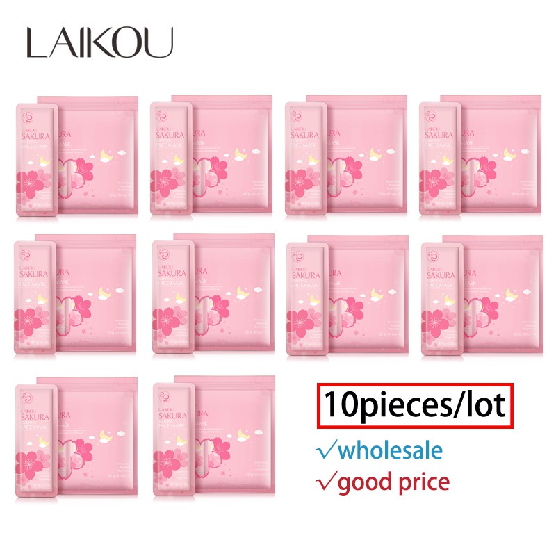 Bộ 10 túi mặt nạ ngủ hiệu LAIKOU Sakura 3g x 15pieces