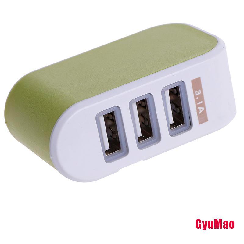 Cốc Sạc Nhanh Cổng USB rx1GUMO 5V 3.1A Phích Cắm US Tiện Dụng