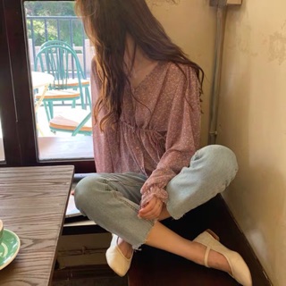 Áo kiểu hoa nhí-HÀNG ORDER