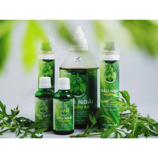 TINH DẦU NGẢI CỨU VITOPHAR HỖ TRỢ CÁC CHỨNG BỆNH XƯƠNG KHỚP-CHAI 50ML