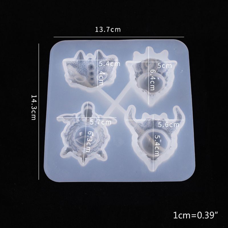 Khuôn Silicone Làm Mặt Vòng cổ Hình Mắt Quỷ Độc Đáo