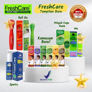 Image of ORIGINAL Fresh Care Minyak Angin Roll On Aromatherapy Freshcare Press Relax 10 ML Kerokan / Ngerok
