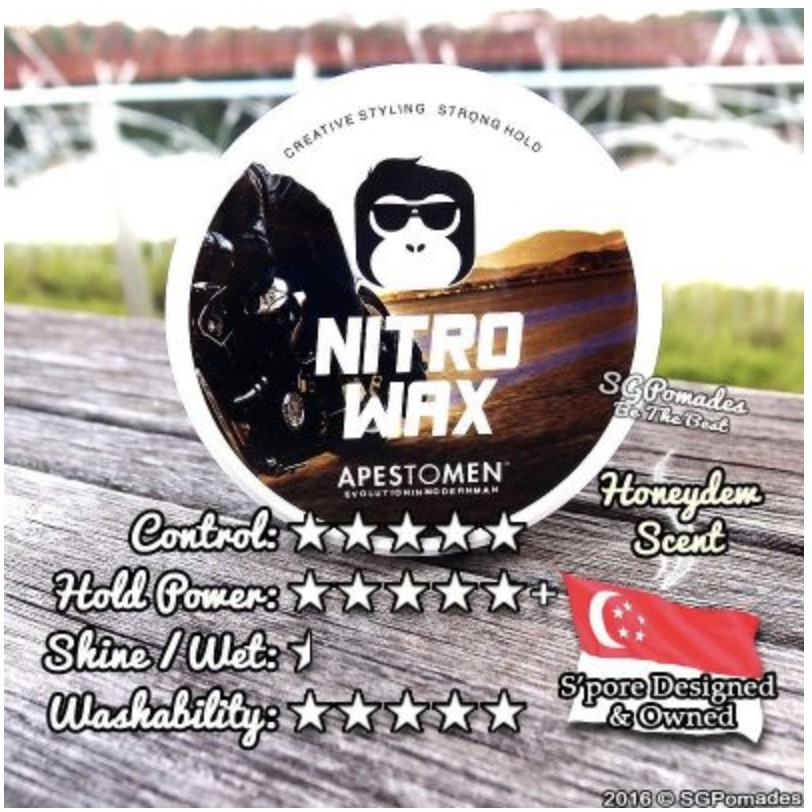 Sáp vuốt tóc nam Apestomen Nitro Wax ( Singapore ) 80gr