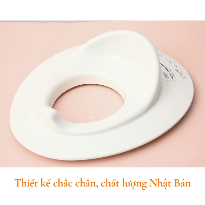 Ghế lót bồn cầu toilet cho bé cao cấp, kháng khuẩn Notoro Nhật Bản, tập đi vệ sinh cho trẻ thông minh Vapu HCM