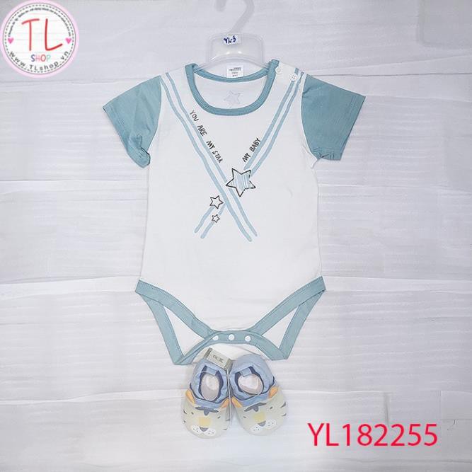 Thời trang trẻ em - Bộ bodysuit thun ngắn hình ngôi sao - Quần áo bé trai - Bộ bé trai - Quần áo bé gái - Bộ bé gái