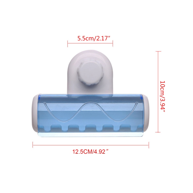 Aoto Giá Đỡ Bàn Chải Đánh Răng Hít Tường Có Cốc Hút Mạnh Dành Cho Phòng Tắm Ký Túc Xá