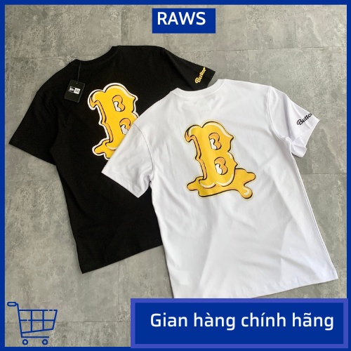 Áo phông NEW Era Butter Boston Red Sox B Black White chính hãng -  13277226