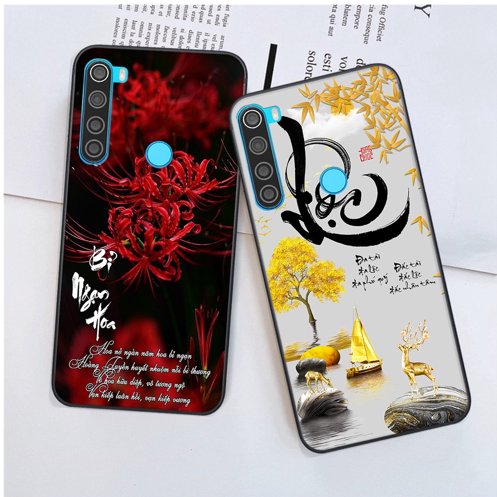 Ốp lưng Xiaomi REDMI NOTE 8 in hình chữ tài chữ lộc, Cha Mẹ, bình an SIÊU ĐẸP