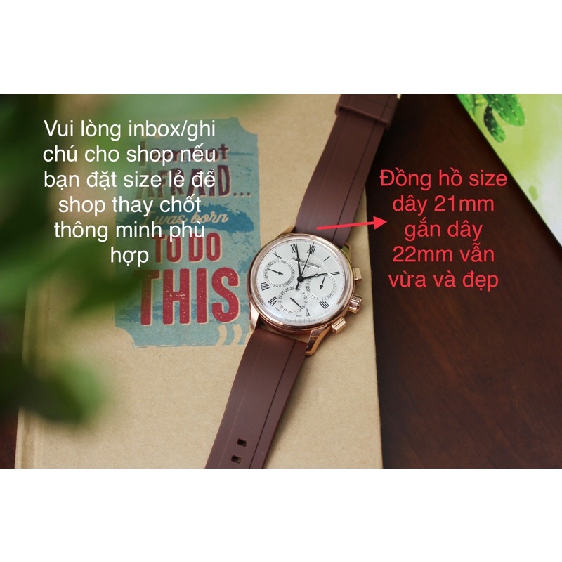 DÂY ĐỒNG HỒ CAO SU CHẤT FKM CAO CẤP THƯƠNG HIỆU WWS MÃ SP FCJ02, TẶNG KÈM TOOL THAY DÂY VÀ CHỐT