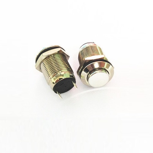 Nút Công Tắc Kim Loại 12mm Chân Hàn Chống Nước Cao Cấp
