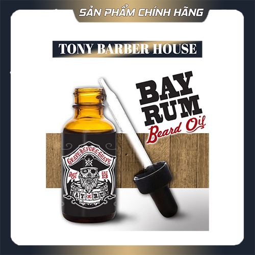 Dầu dưỡng râu Grave Before Shave Bay Rum Beard Oil 30ml