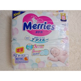 Tã Dán/Quần Merries Nội Địa NB96/S88/M68/L58