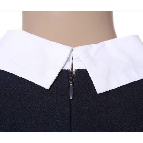 Đầm Mix Sơ Mi Trắng  DR03