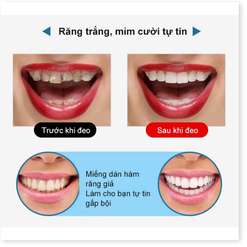 Dụng cụ làm đẹp an toàn Hàm răng giả bằng silicon -TTHome