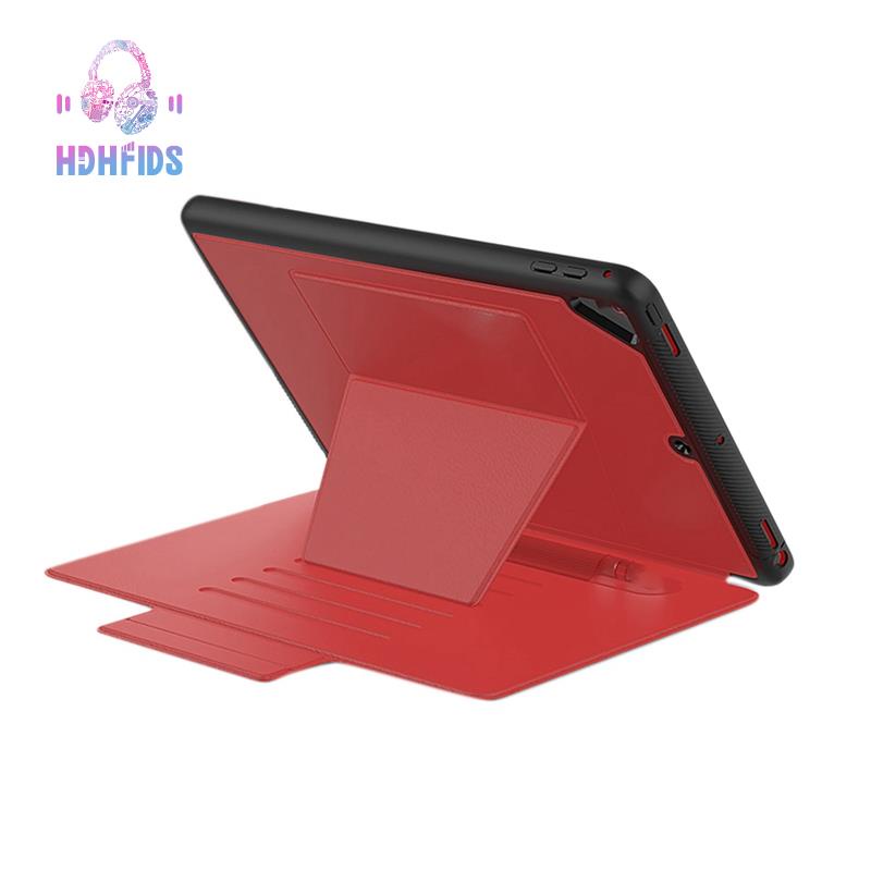 Bao da máy tính bảng PC nắp lật có ngăn đựng thẻ kiêm giá đỡ đa năng màu xanh dương cho iPad 9.7 iPad Air2 2017/2018