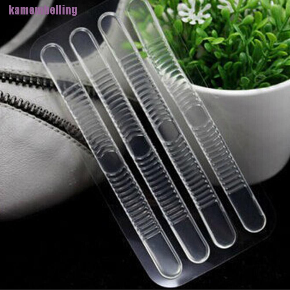 Set 4 Miếng Đệm Dán Gót Giày Bằng Silicone Tiện Lợi