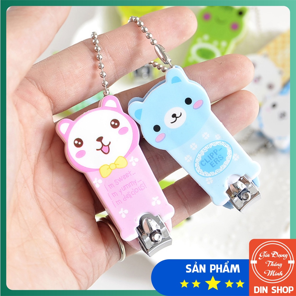 Bấm móng tay móc khóa ngộ nghĩnh ️🍓DIN SHOP🍓 Móc khóa bấm móng tay hình thú dễ thương