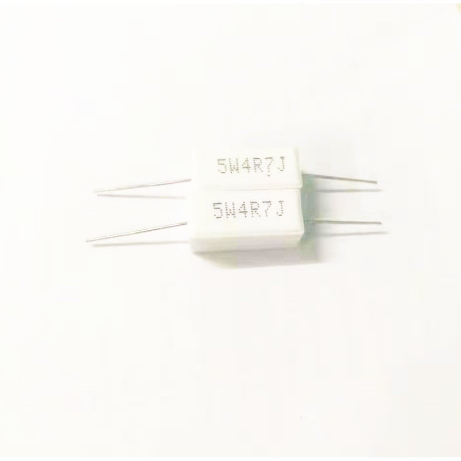 Điện trở sứ 5W 4.7 ohm 5 cái