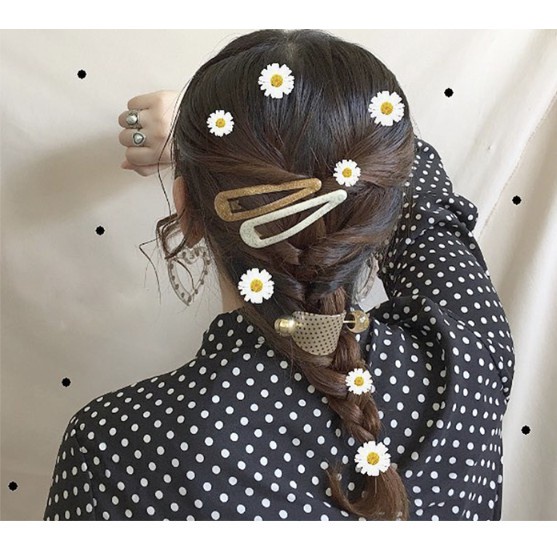 KẸP TÓC T146 GIỌT NƯỚC KIM TUYẾN NHIỀU MÀU DỄ THƯƠNG CỰC HOT