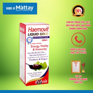 ❤️ Haemovit Liquid Gold - Health Aid - Giúp Cải Thiện Tình Trạng Thiếu Máu.