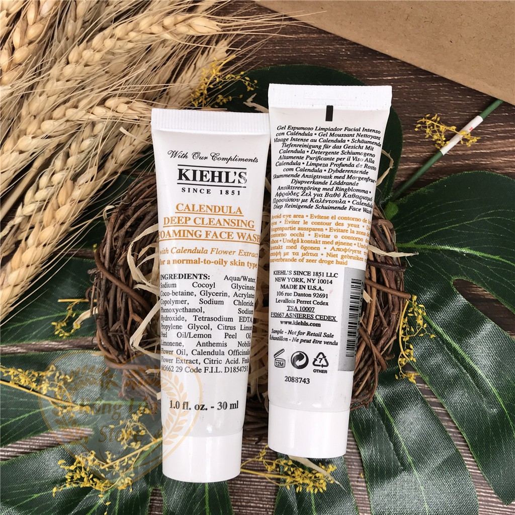 Sữa Rửa Mặt Hoa Cúc Lành Tính Kiehl's / Kiehls Calendula Deep Cleansing Foaming Face Wash 30ml | BigBuy360 - bigbuy360.vn