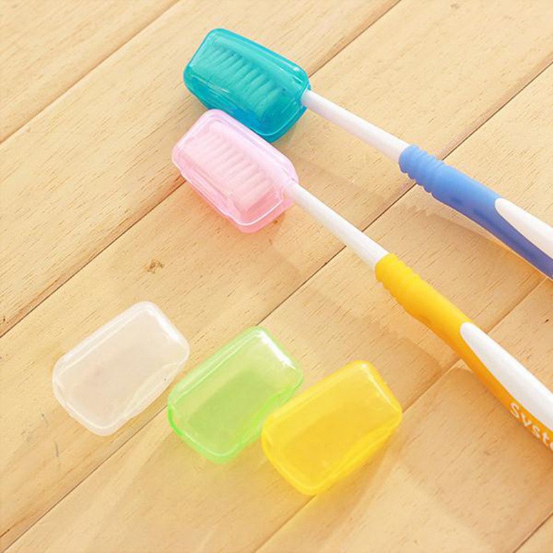 Set 5 Vỏ Đậy Bàn Chải Đánh Răng Du Lịch Tiện Lợi