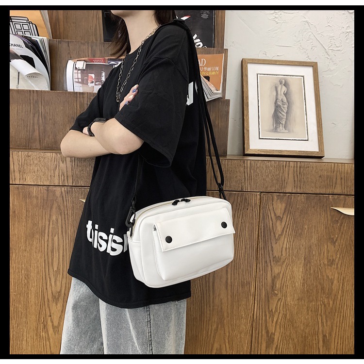 [FREESHIP + QUÀ TẶNG] Túi da đeo chéo unisex messbag ulzzang nam nữ XC-8848 da mềm siêu chất