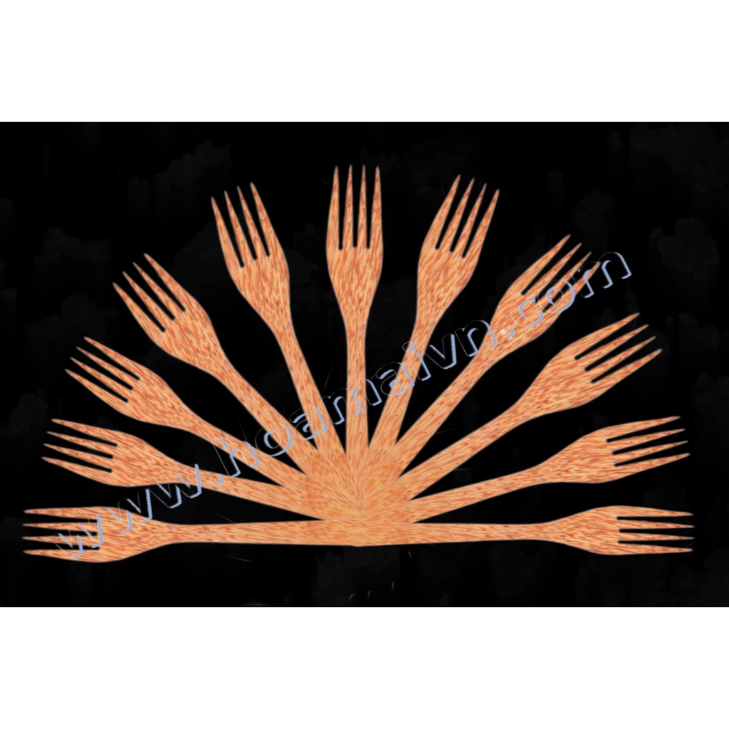 Nĩa gỗ dừa cao cấp Ohi@ma