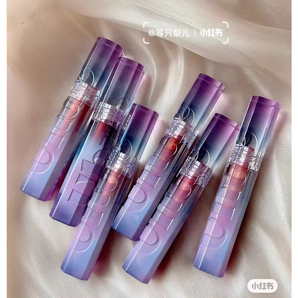 UHUE Son bóng trong suốt không thấm nước Trọng lượng nhẹ không dính Lipgloss