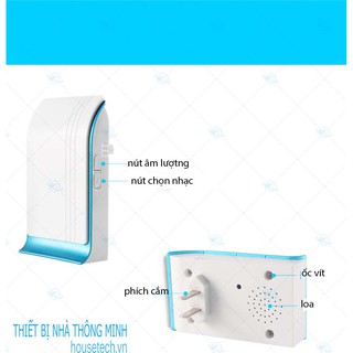 CHUÔNG CỬA KHÔNG DÂY DOORBELL CJD300