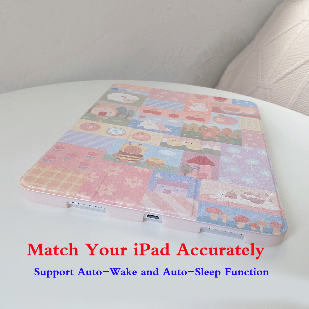 Bao Da PU Máy Tính Bảng Dành Cho Apple iPad Pro11 air4 air510.9 "air3 Pro10.5 air2 air1 iPad6 mini6 mini5 mini4 iPad7th iPad8th iPad9 10.2" Ốp