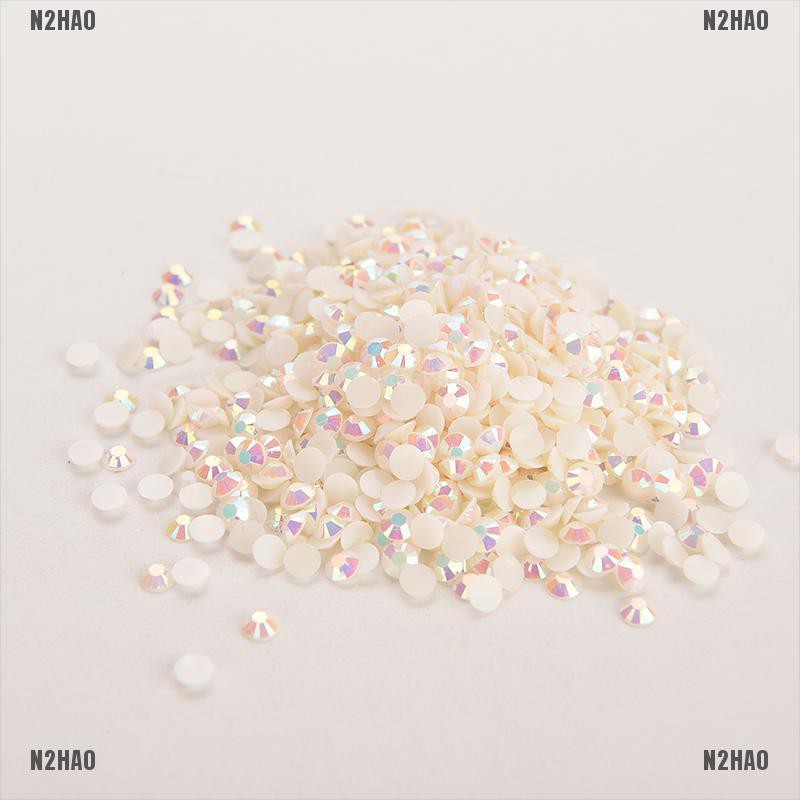 Set 1000 Hạt Pha Lê Tròn 4mm Tự Trang Trí Móng Tay N2HAO