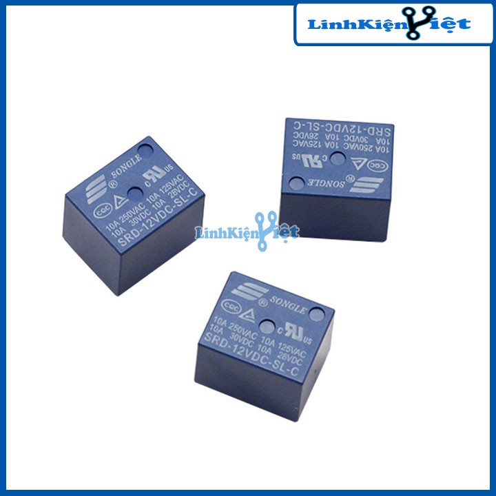 Bộ 3 Chiếc Relay Songle 12V10A SRD- 12DVC- SL- C
