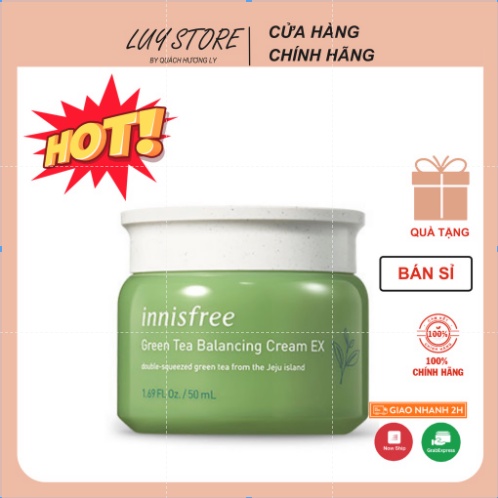 Kem Dưỡng Da Trà Xanh Innisfree Green Tea Balancing Cream EX 50ml