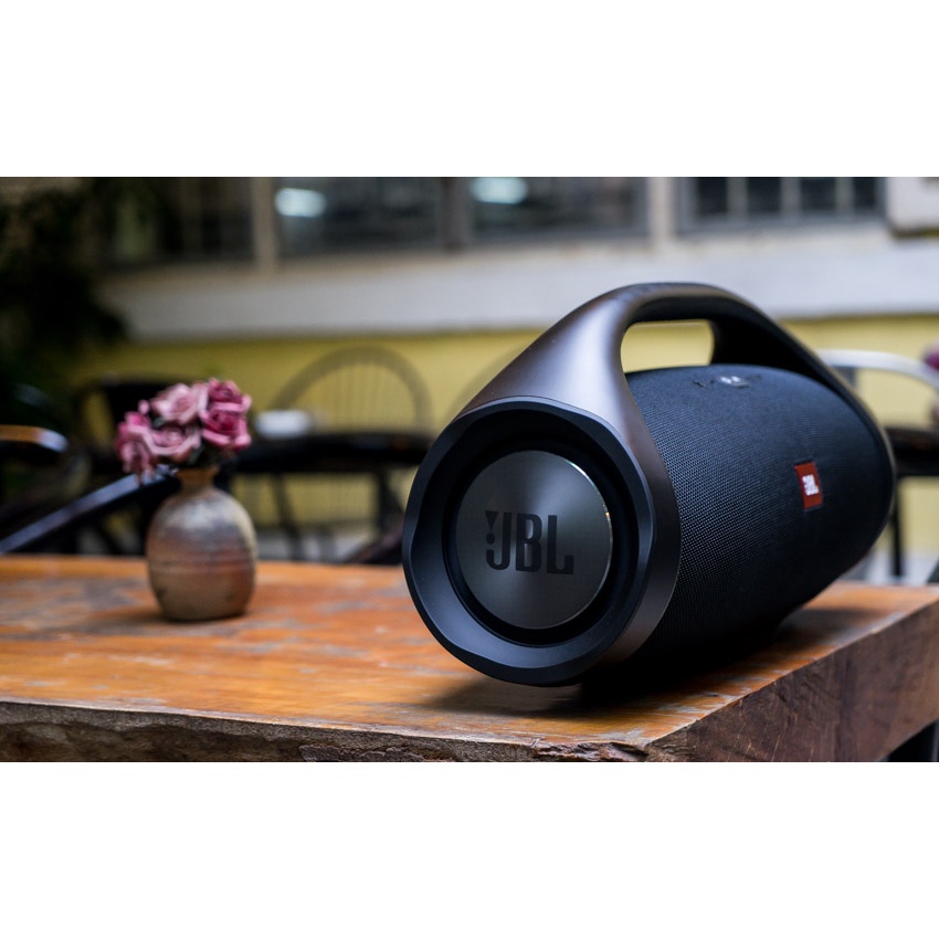 Loa Bluetooth JBL BOOMBOX-Charge 4+ Mini bass tốt khoẻ - có dây đeo Version 2022