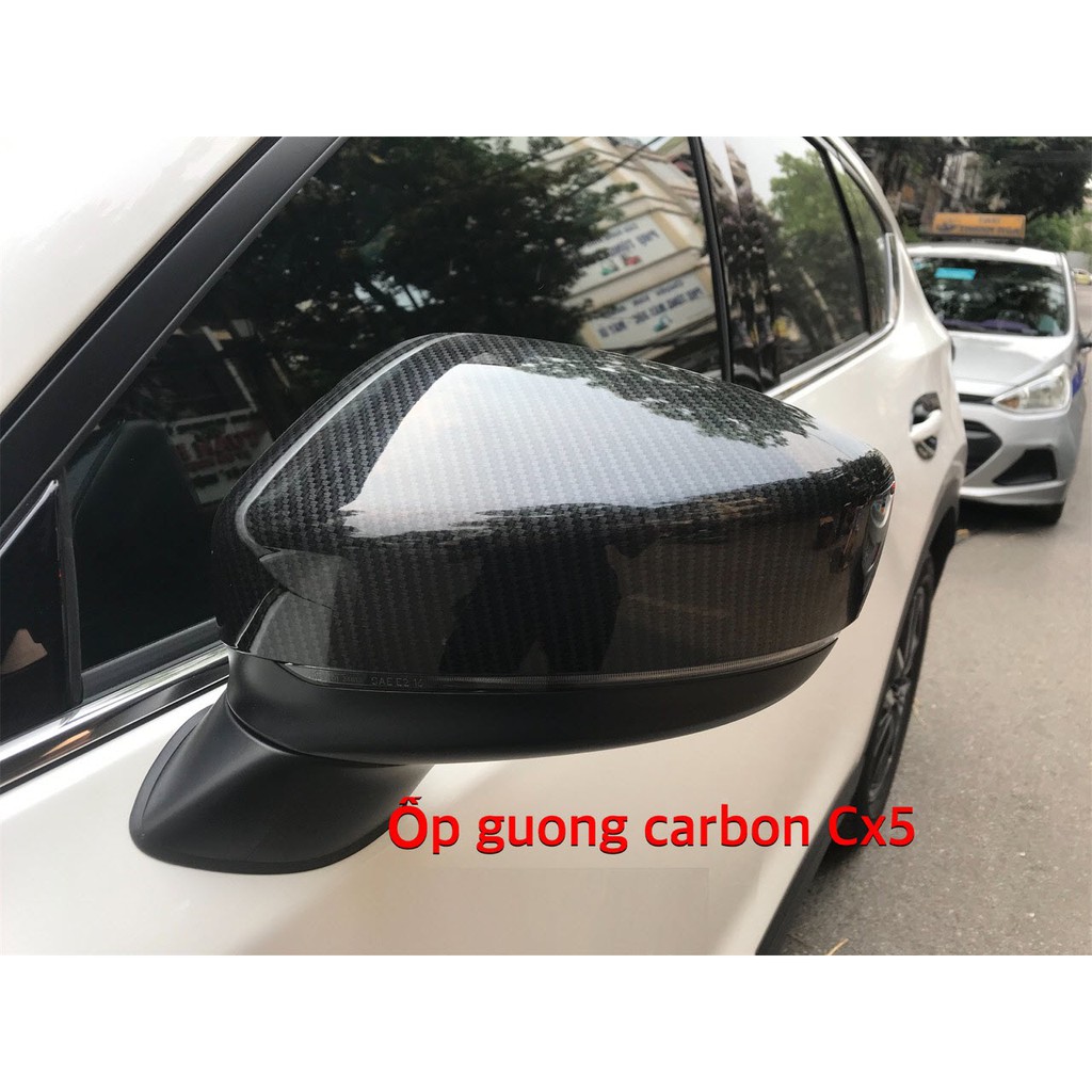 Ốp gương carbon xe Mazda CX5 2018-2021