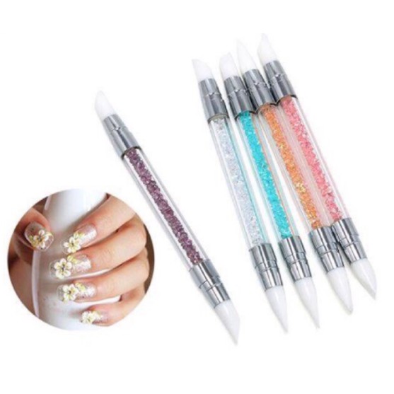 Bút Silicon - Set 5 Cây Bút Silicon Đa Năng Làm Nail