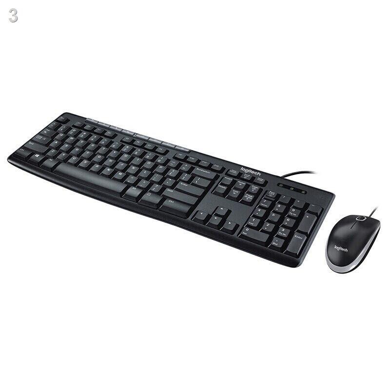 ♈☫✒Bộ chuột và bàn phím có dây Logitech MK200 đa phương tiện văn phòng tại nhà USB chơi game K200