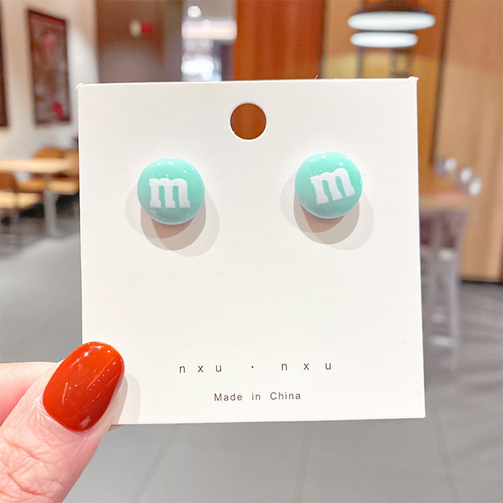 Bông Tai Bạc 925 Hình Tròn Mini Dễ Thương Cho Nữ