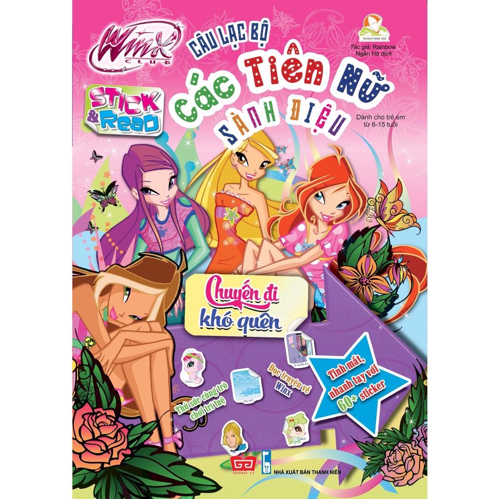 SÁCH - Winx club (Stick and read) - Câu lạc bộ các tiên nữ sành điệu - Trái tim rồng (Giao ngẫu nhiên)