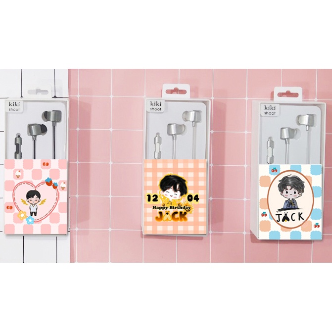 tai nghe jack j97 TNGI22 hộp giấy cute dễ thương