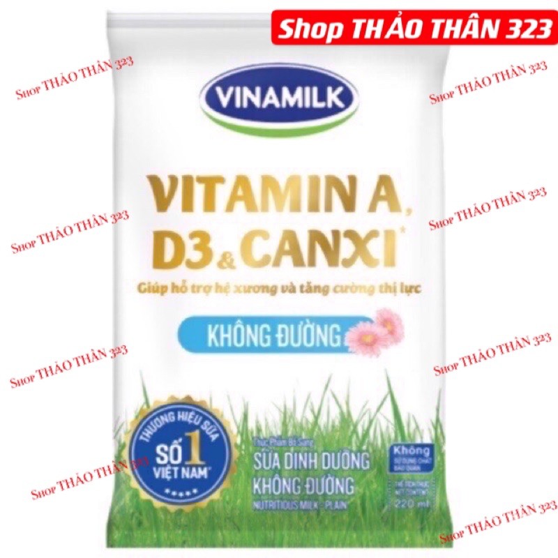 MẪU MỚI- Sữa Tươi Dinh Dưỡng Vinamilk 220ml* 10 Bịch