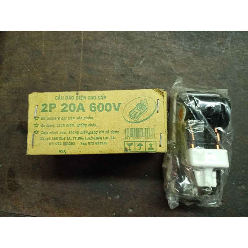 CẦU DAO ĐIỆN 1 CHIỀU TIẾN THÀNH 2P - 20A