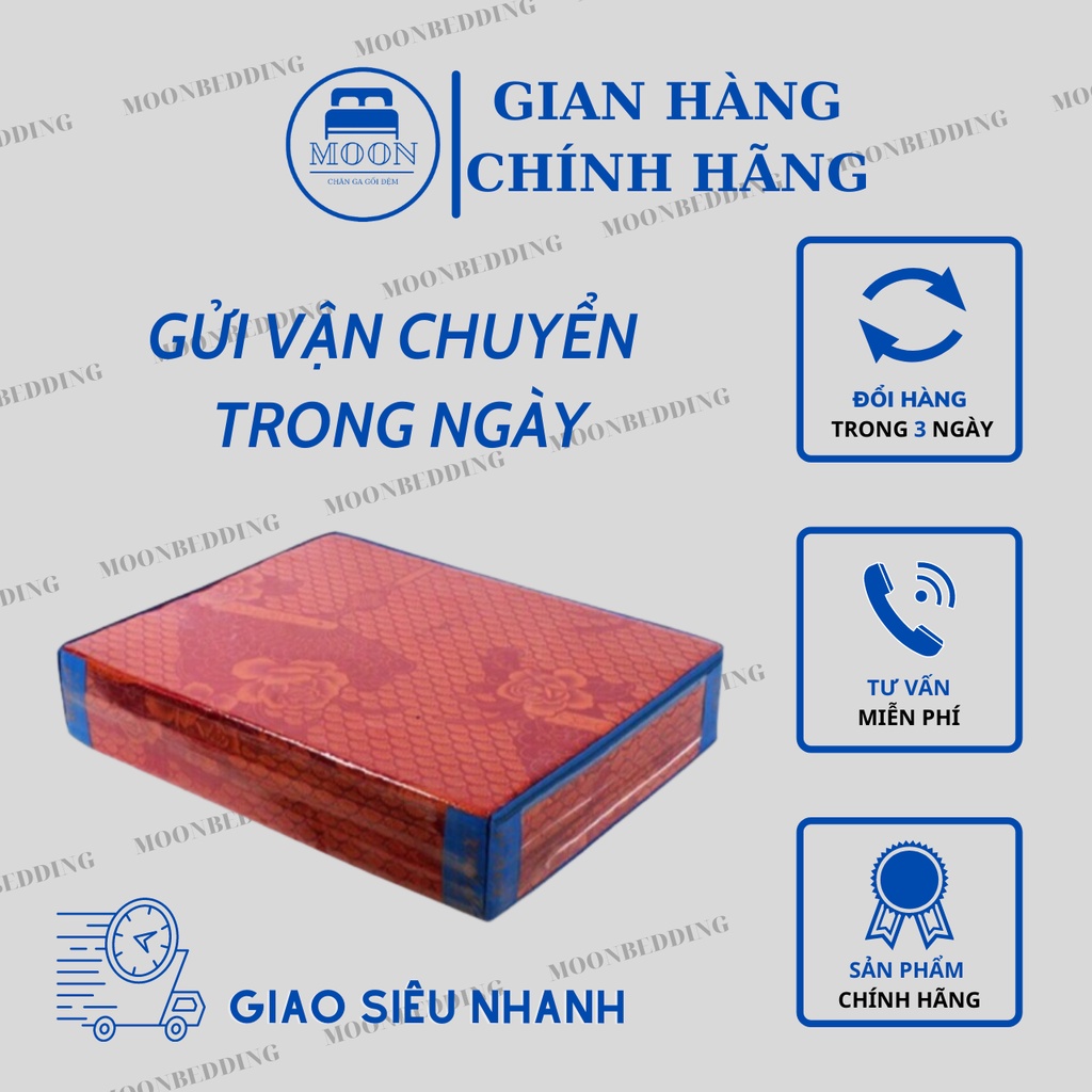 ĐỆM xốp PE siêu nhẹ bọc gấm 3 tấm gấp gọn kí túc xá , sinh viên , văn phòng