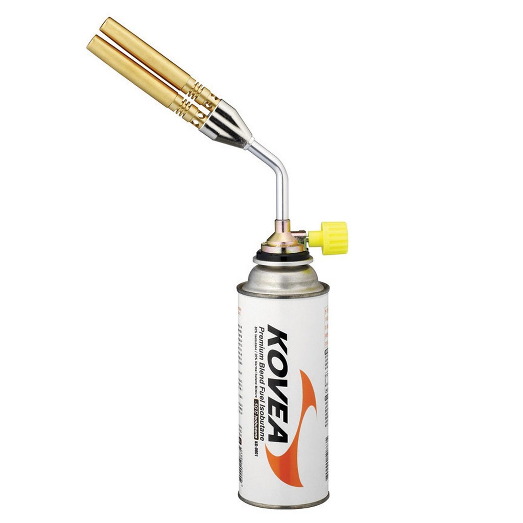 Máy khò hàn giá rẻ - Bút Khò Gas Hàn Thiếc ống đôi Mini Bếp khò gas - Sử dụng bình gas mini