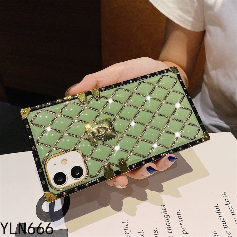 Ốp Điện Thoại Mềm Dáng Vuông Lấp Lánh Cho iPhone 13 13Pro 13Promax 12 12Pro 12promax 11 11Pro Max 14 14PRO Max X XR XS Max 7 8 14 PLUS