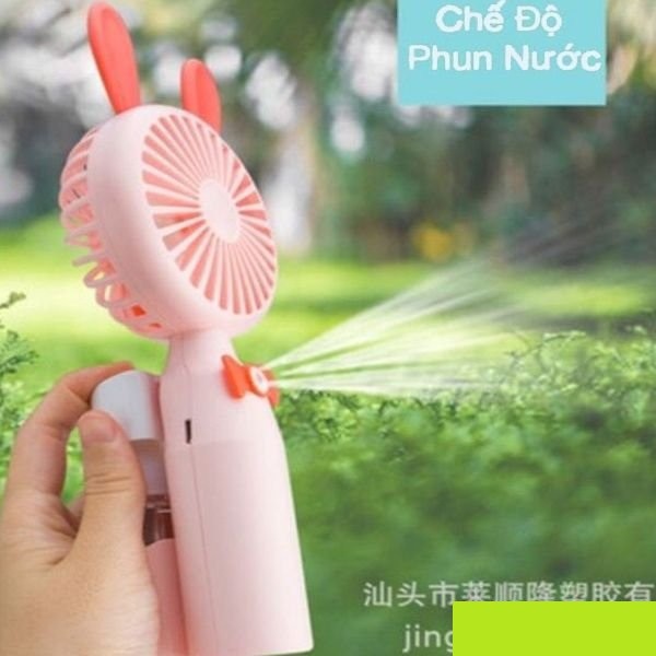 Quạt Phun Sương Mini Hình kute dễ thương Sạc Điện | BigBuy360 - bigbuy360.vn