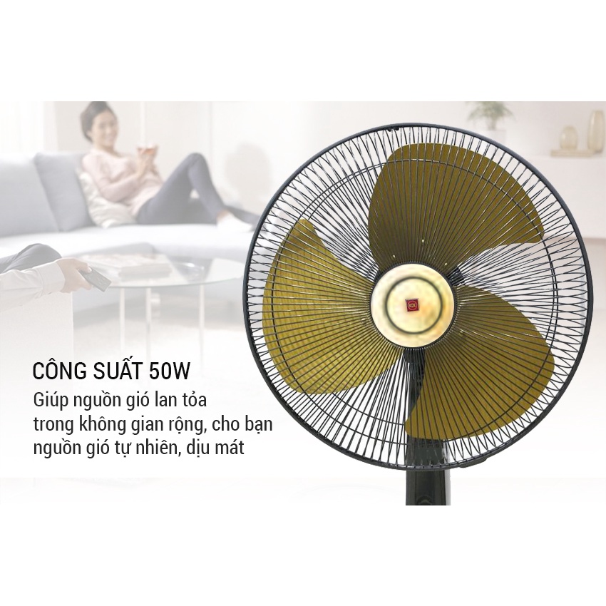 Quạt Đứng KDK P40V Cánh Kim Loại Có hẹn giờ - Hàng Chính Hãng