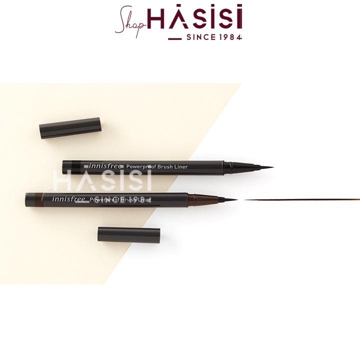 Mắt Nước Bút Lông INNISFREE - Powerproof Brush Liner ( 02 - Màu Nâu)